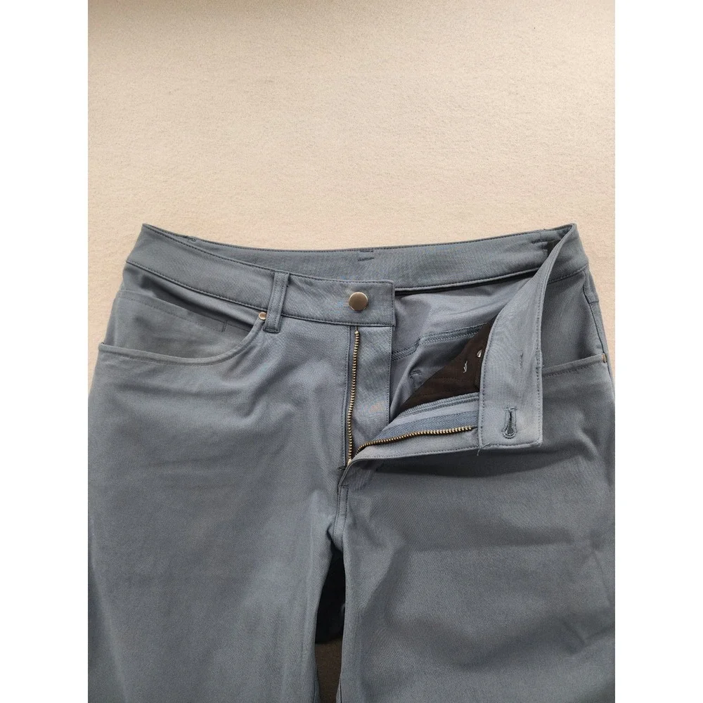 Lululemon ABC Pant‎ Slim Fit 30 Blue Gray Mens 5 Pocket Commuter Trousers NEW